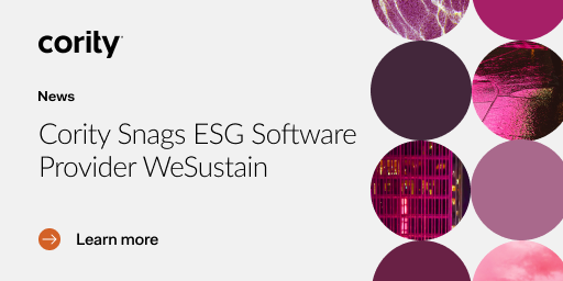 Cority Snags ESG Software Provider WeSustain