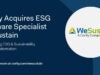 Cority Acquires ESG Software Specialist WeSustain