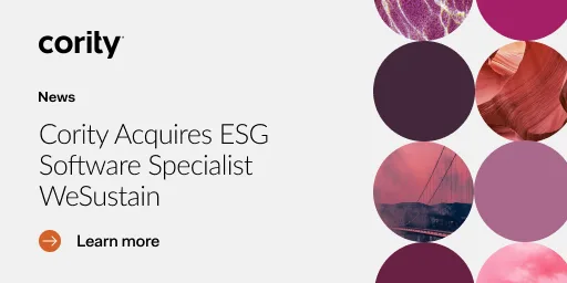 Cority Acquires ESG Software Specialist WeSustain