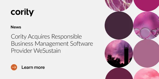 Cority Acquires Responsible Business Management Software Provider WeSustain
