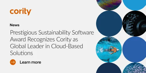 Prestigious Sustainability Software Award Recognizes Cority as Global Leader in Cloud-Based Solutions