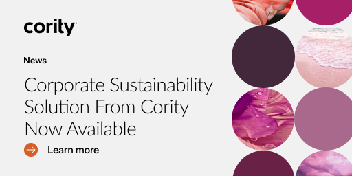 Corporate Sustainability Solution From Cority Now Available