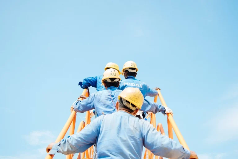 World Safety Day - picture of construction workers