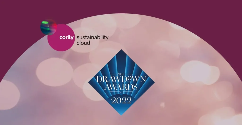 Investor ESG award 2022 blog pink cority