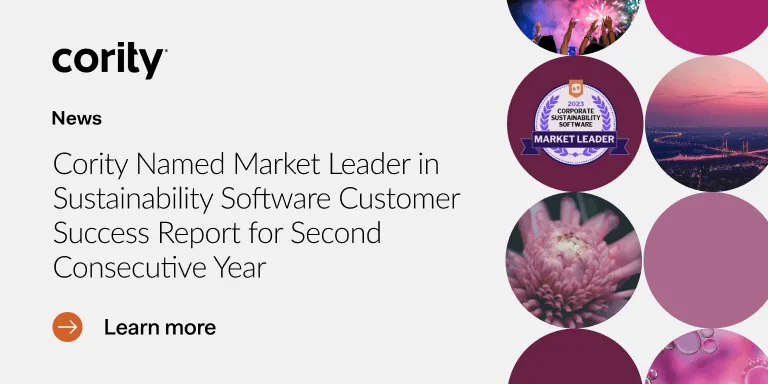 Cority Named Market Leader in Sustainability Software Customer Success Report for Second Consecutive Year