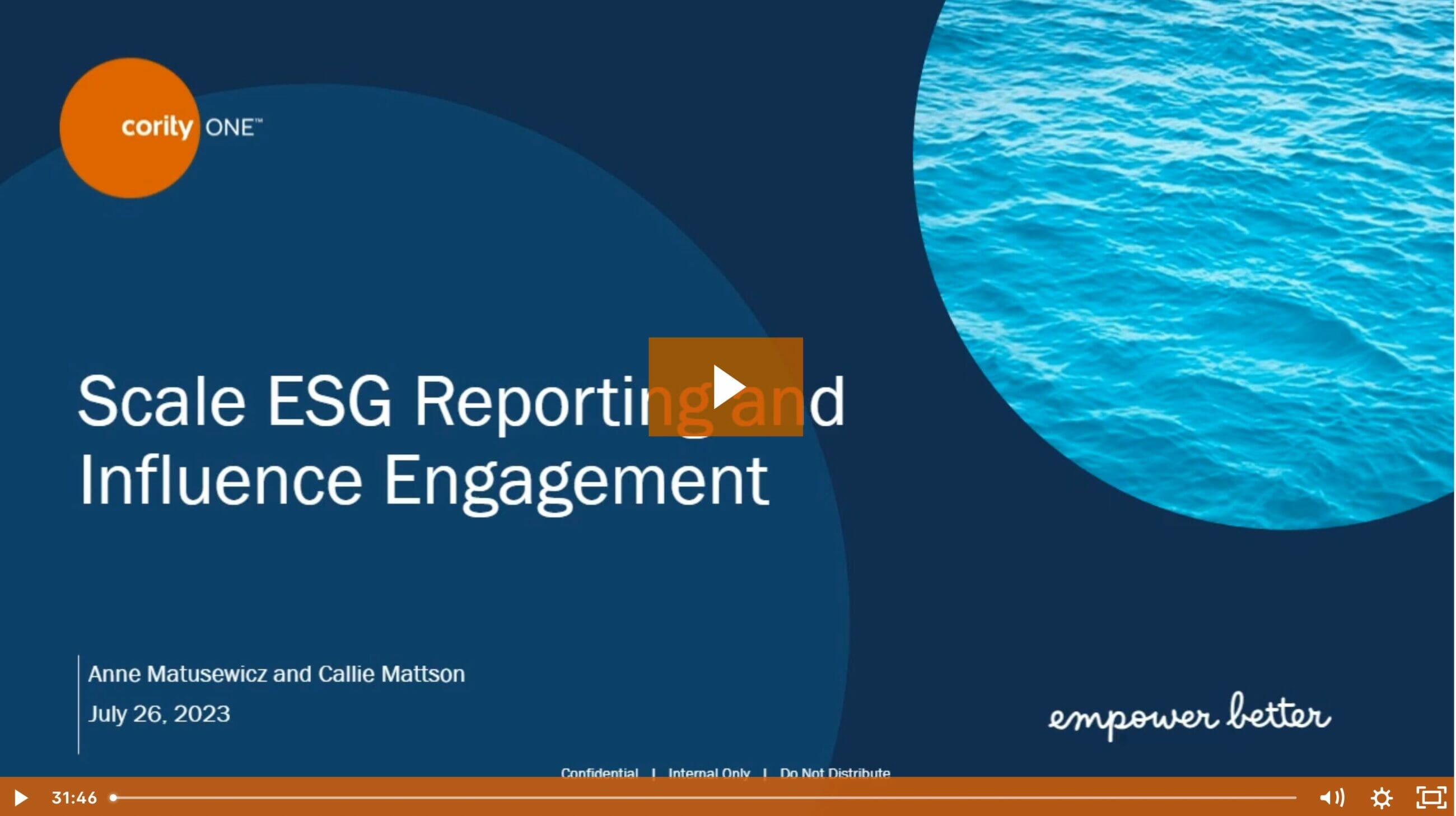 Implementing ESG software to scale reporting and influence engagement