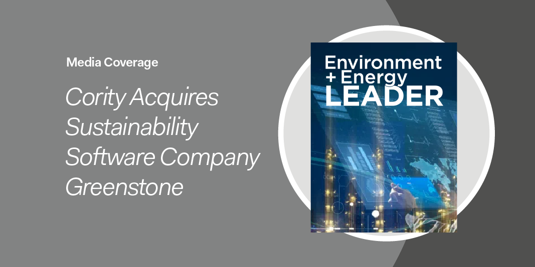 Cority Acquires Sustainability Software Company Greenstone