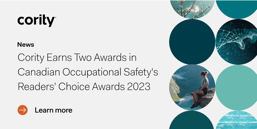 Cority Earns Two Awards in Canadian Occupational Safety's Readers’ Choice Awards 2023