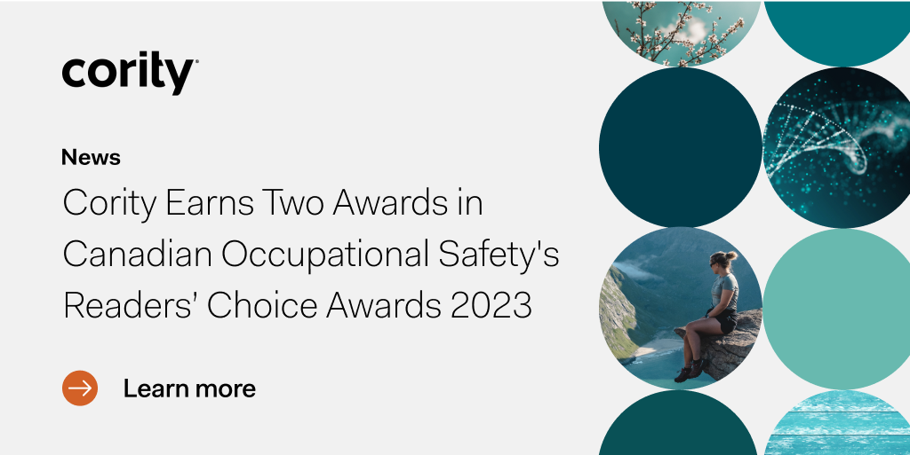Cority Earns Two Awards in Canadian Occupational Safety's Readers’ Choice Awards 2023