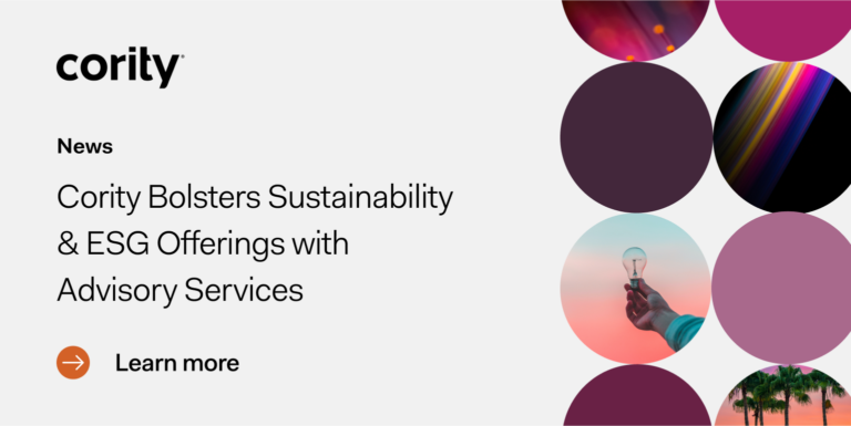 Cority Bolsters Sustainability & ESG Offerings with Advisory Services