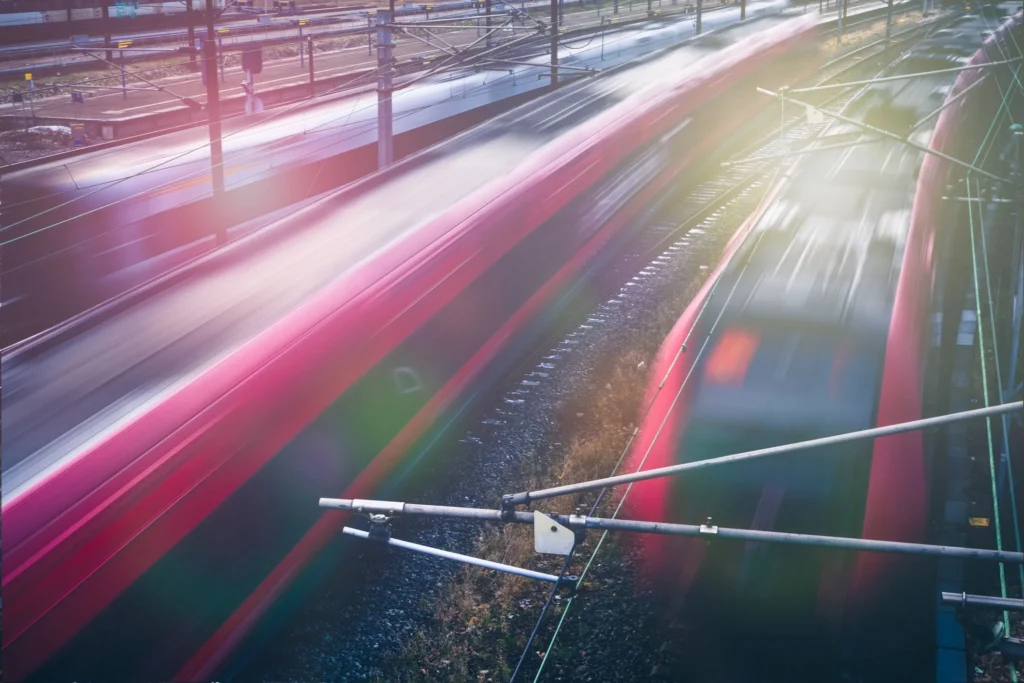 ESG Regulatory Landscape blog train fast pink cority