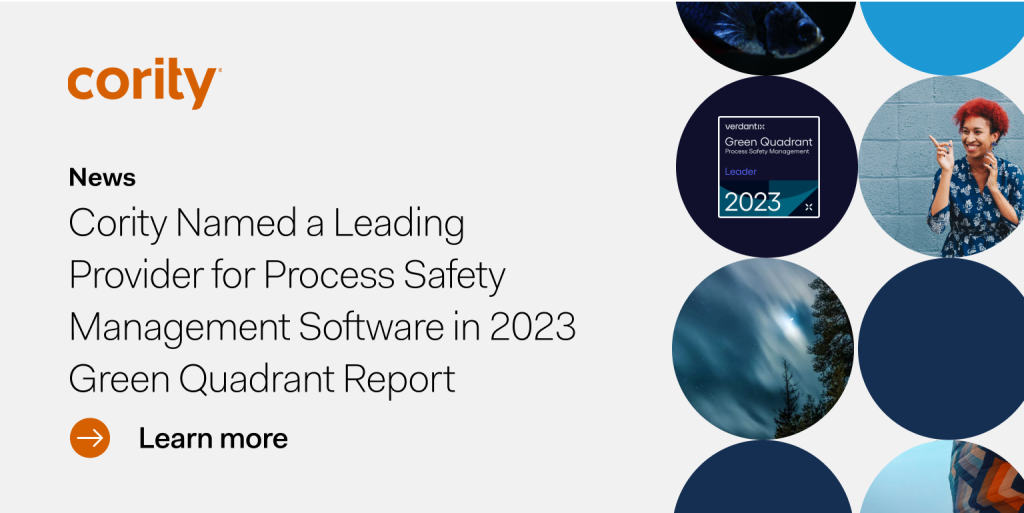 Cority named a top provider for process safety management and industrial hygiene software in the 2023 Green Quadrant Report.