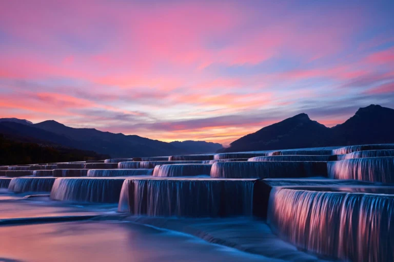 double materiality blog water falls pink cority