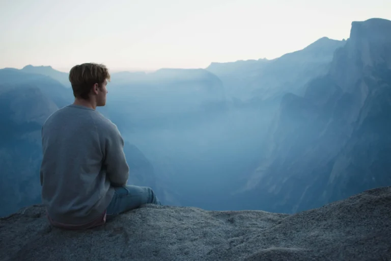 learn and connect blog man on mountain cority