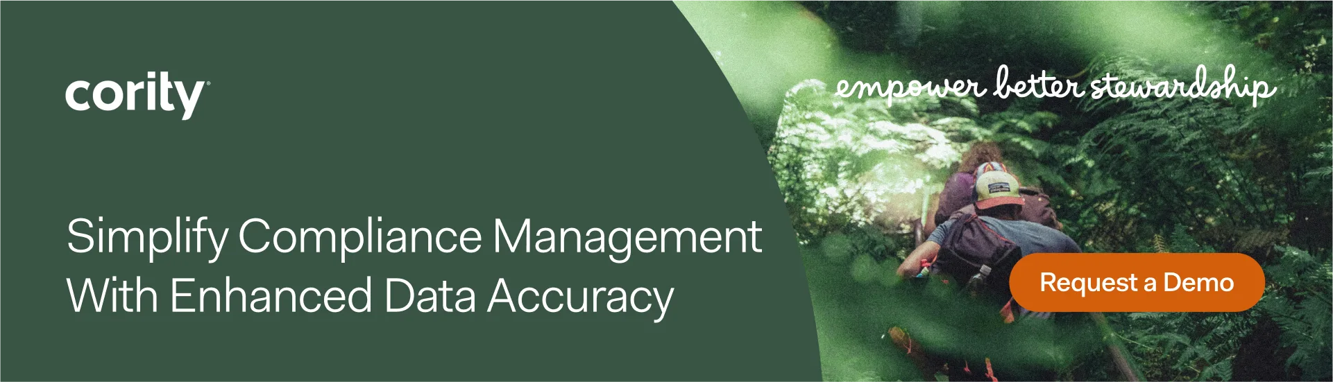 environmental cloud banner graphic request a demo