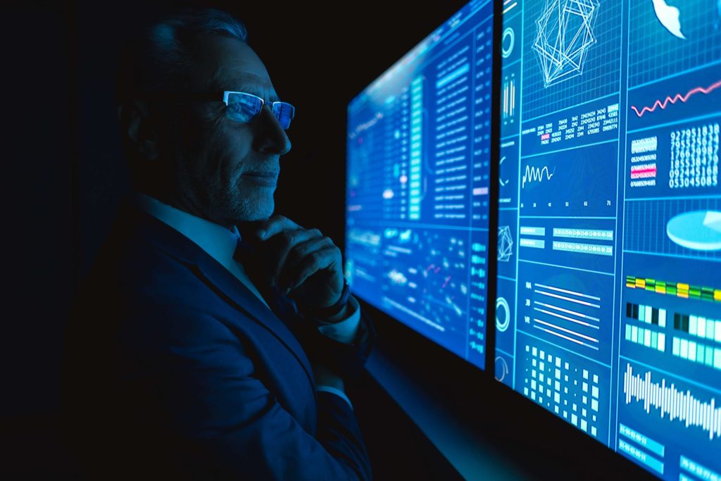 EHS data security Daphne Reed blog man looking at data photo cority