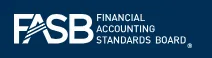FASB logo with the text “Financial Accounting Standards Board” on a dark blue background, highlighting its role in developing ESG Standards for transparent reporting.