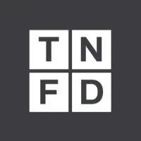 A logo with four white squares on a dark background, each containing the letters T, N, F, and D—perfect for brands focused on ESG Reporting Frameworks or sustainability-driven initiatives.