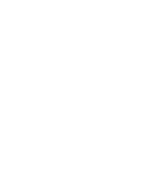 A white logo with a circle and dots.