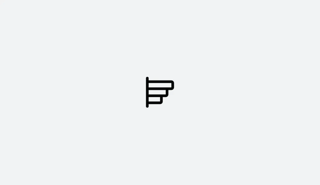 A simple black icon of a horizontal flag with three stripes, waving to the right, symbolizes an EHS Software Platform, centered on a light gray background.