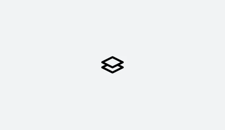 A minimalist, black geometric icon with two overlapping diamond shapes, centered on a light grey background, represents the clarity and structure of an EHS Software Platform.