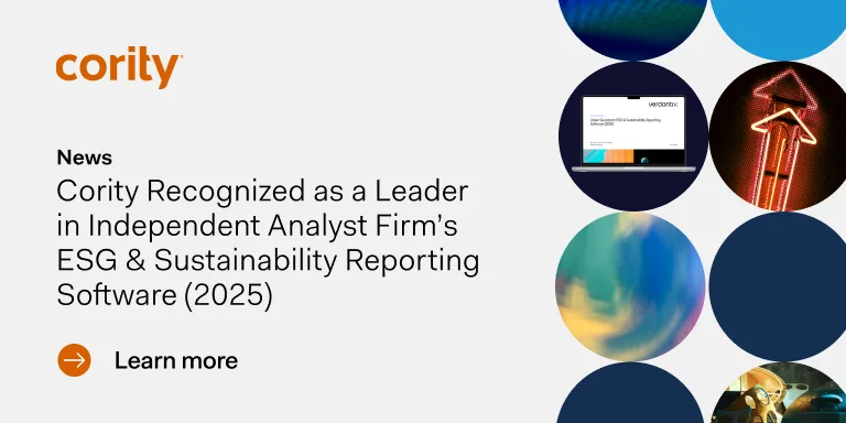 Sustainability Software Leader 2025 | Cority
