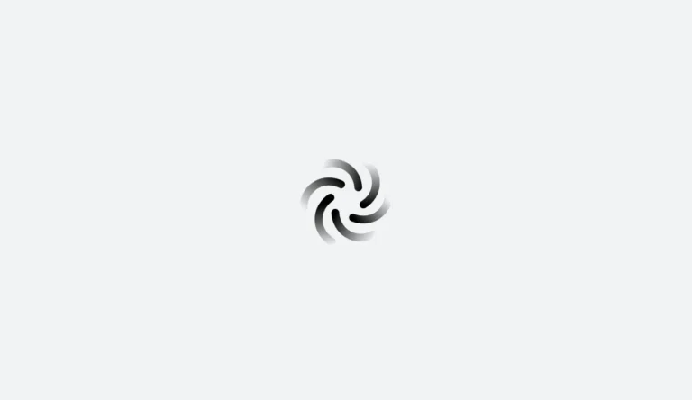 A spinning black-and-gray loading animation with a swirl pattern, centered on a light gray background, ideal for an EHS Software Platform interface.