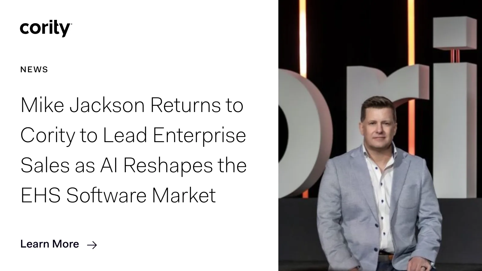 Mike Jackson Returns to Cority to Lead Enterprise Sales as AI Reshapes the EHS Software Market