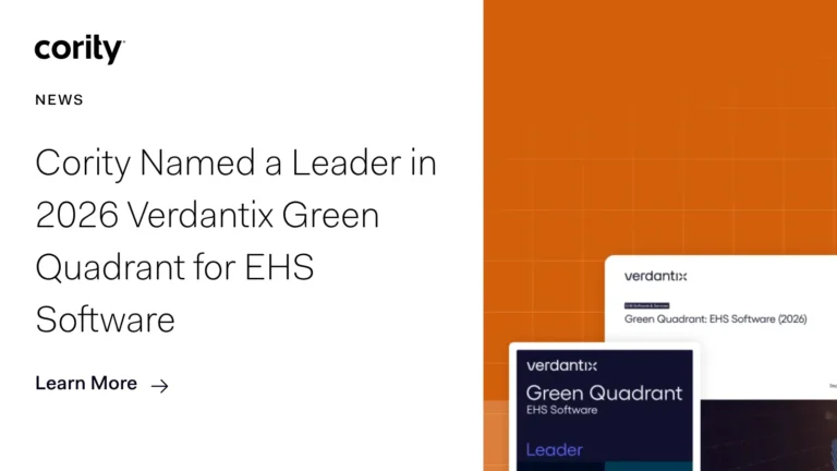 cority named leader in 2026 verdantix green quadrant for ehs software