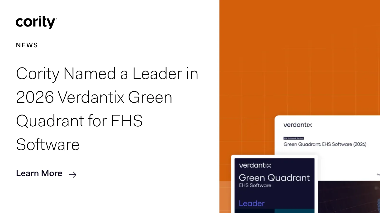 cority named leader in 2026 verdantix green quadrant for ehs software